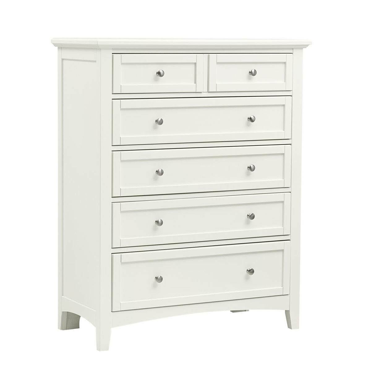 Picture of Bonanza 5-Drawer White Chest