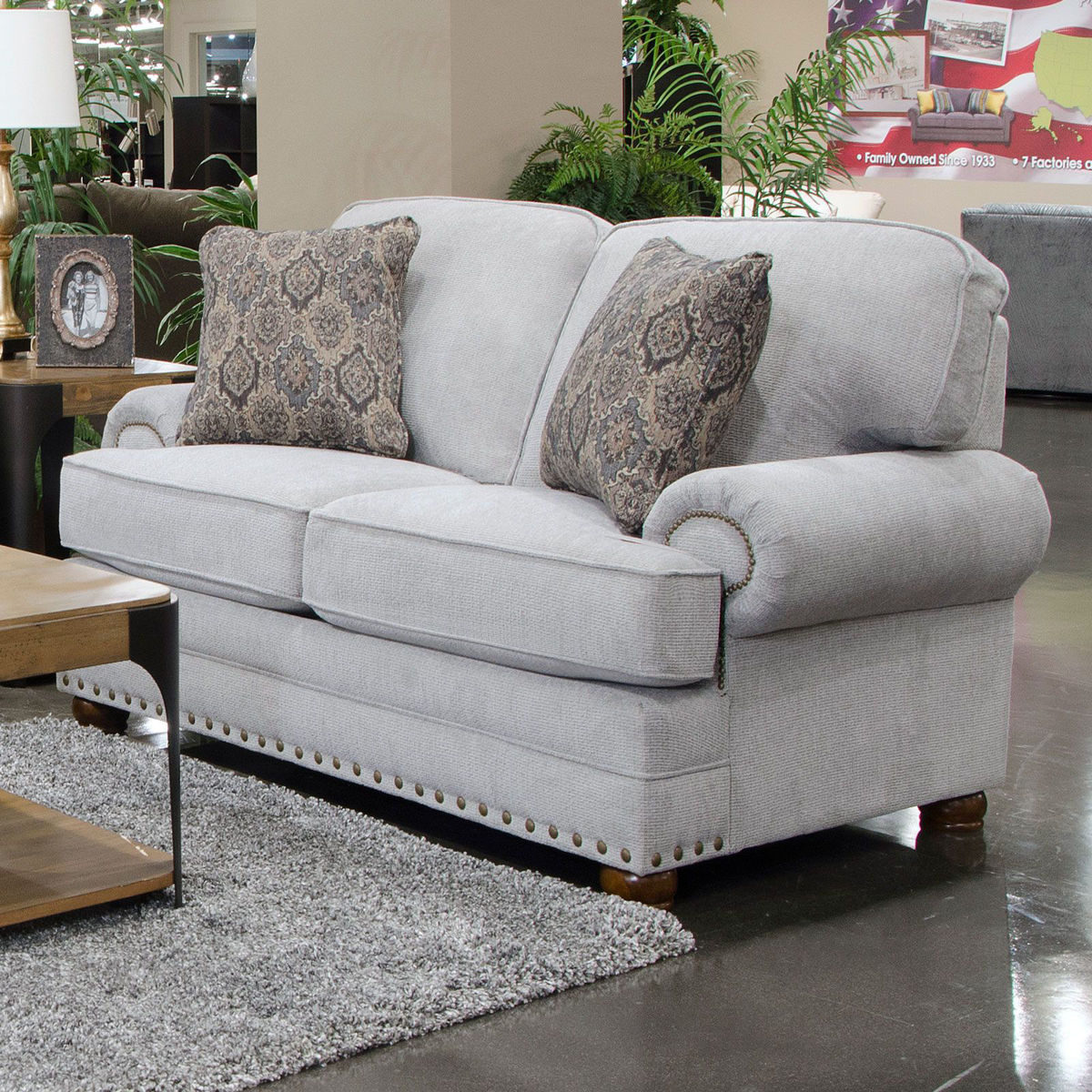 Picture of Singletary Nickel Loveseat