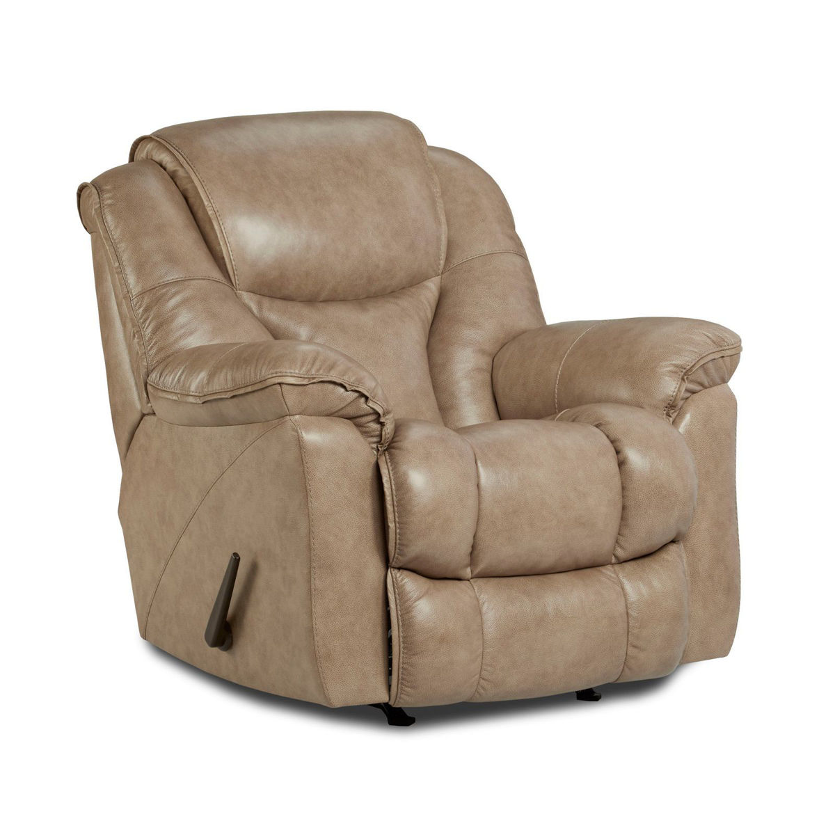 Picture of Sidewinder Stone Leather Match Rocker Recliner