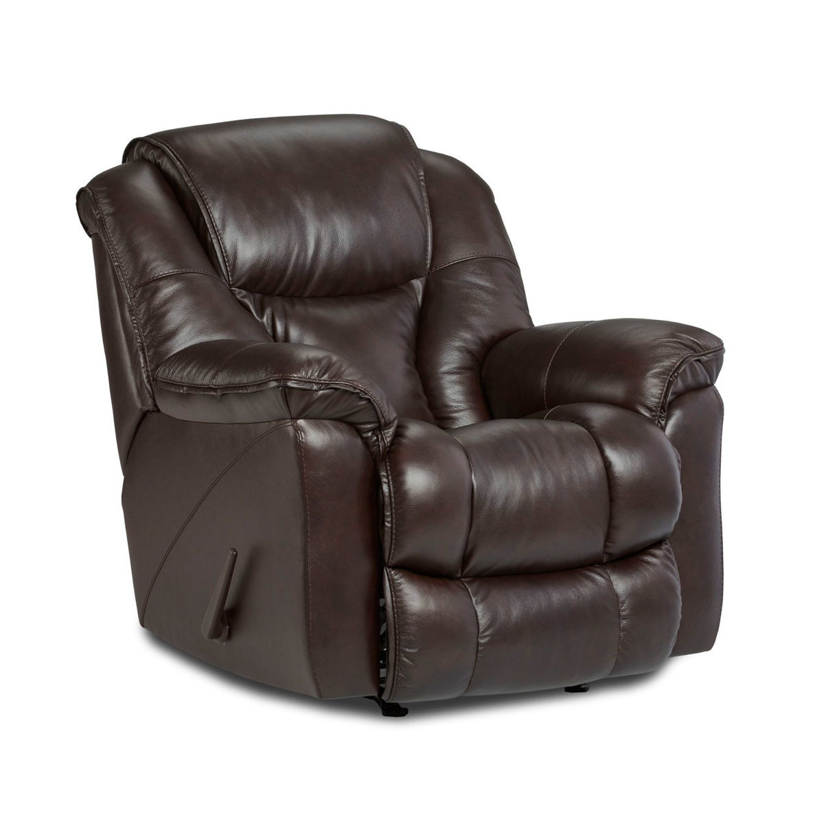 Picture of Sidewinder Coffee Bean Leather Match Rocker Recliner