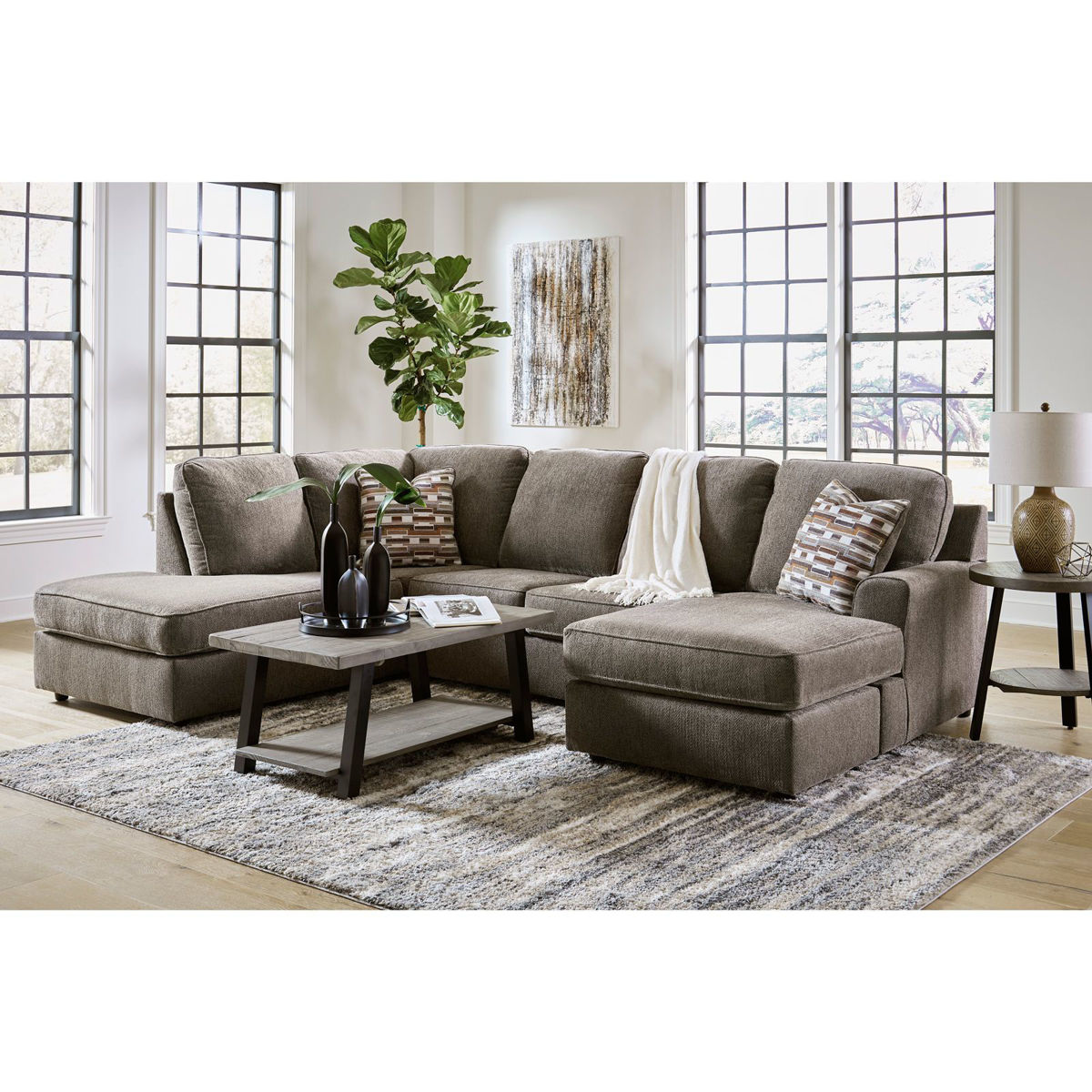 Picture of O’Phannon Putty 2-Piece Reverse Sectional