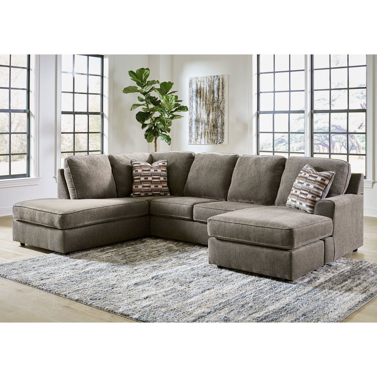 Picture of O’Phannon Putty 2-Piece Reverse Sectional