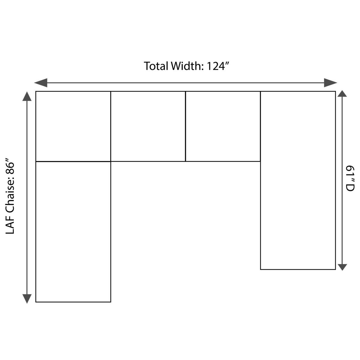 Picture of O’Phannon Putty 2-Piece Reverse Sectional