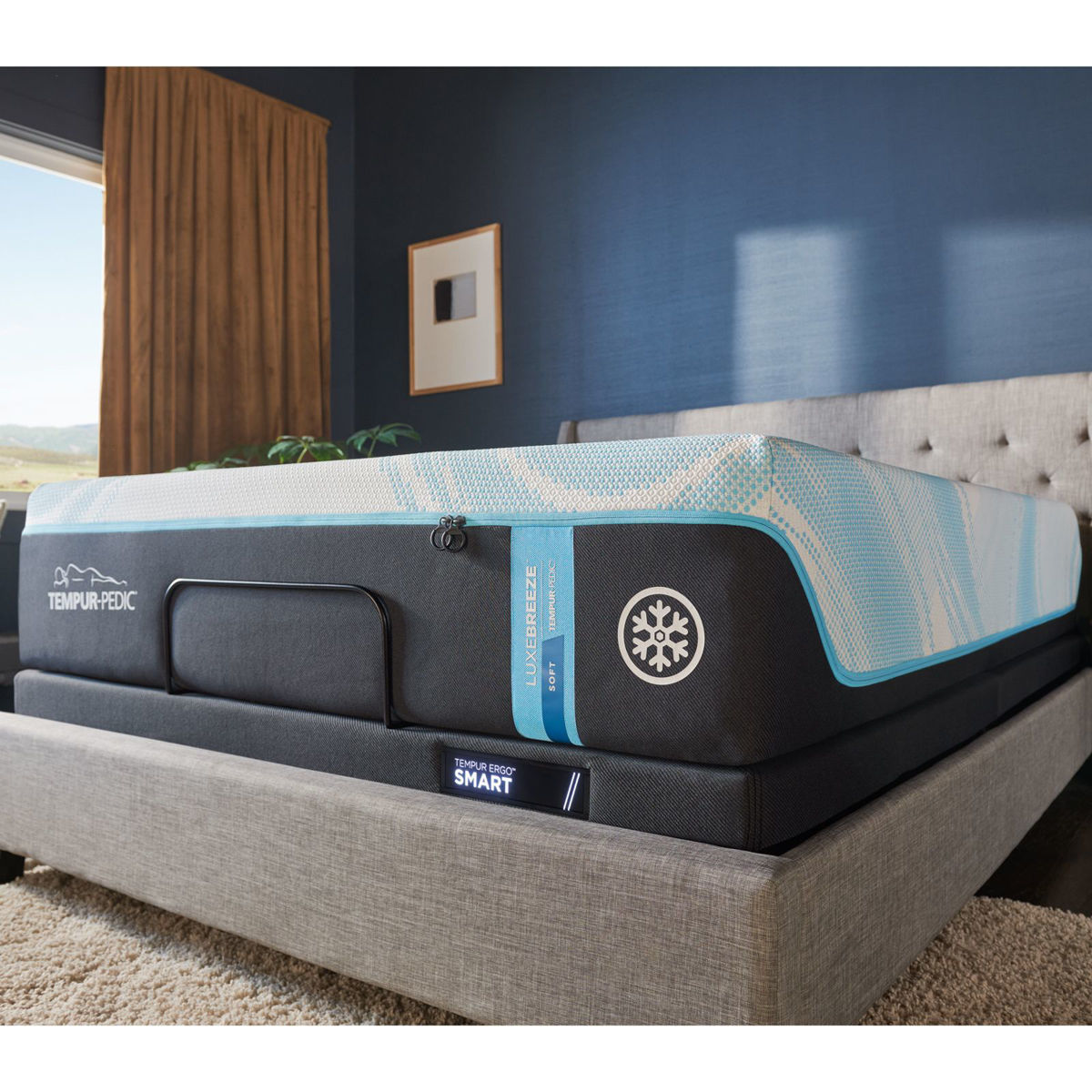 Picture of TEMPUR-LuxeBreeze Soft 2.0 Queen Mattress Set