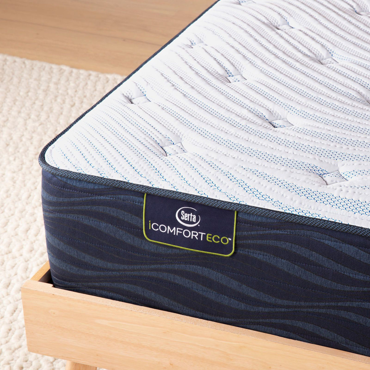 Picture of iComfortECO™️ Q10 Medium Hybrid Twin Mattress Set