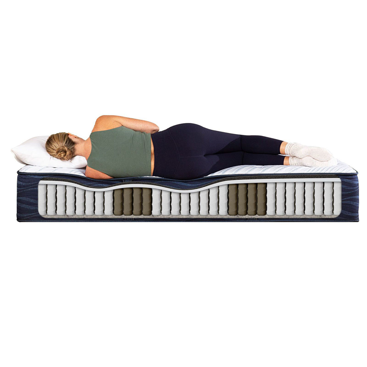 Picture of iComfortECO™️ Q10 Medium Hybrid Twin Mattress Set