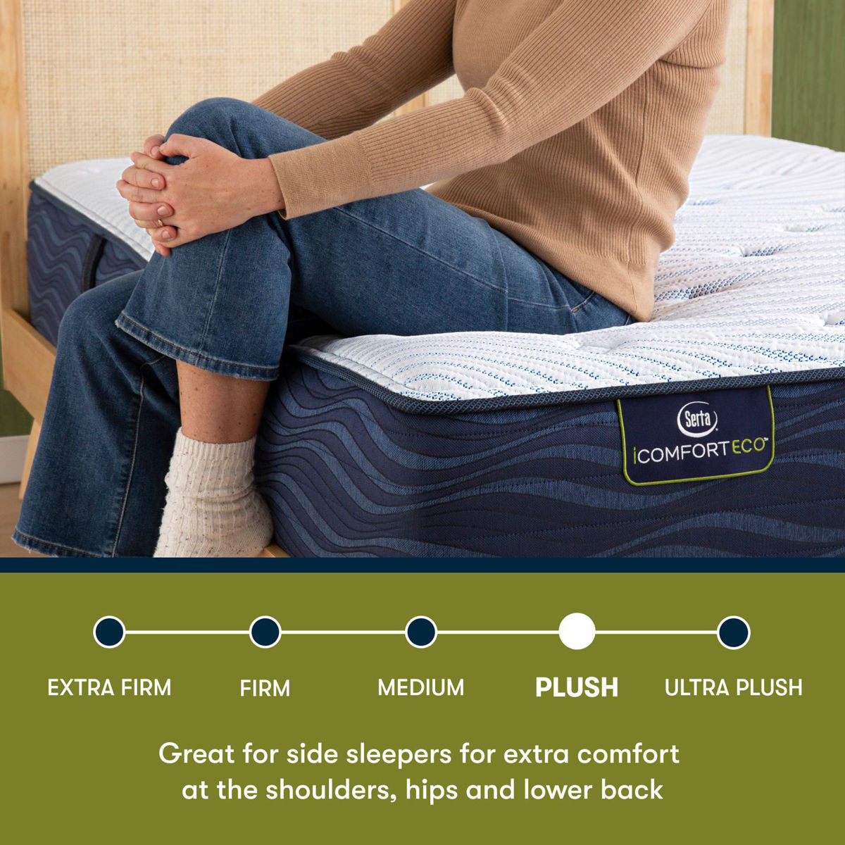 Picture of Twin iComfortECO™️ Q15GL Hybrid Plush Mattress Set