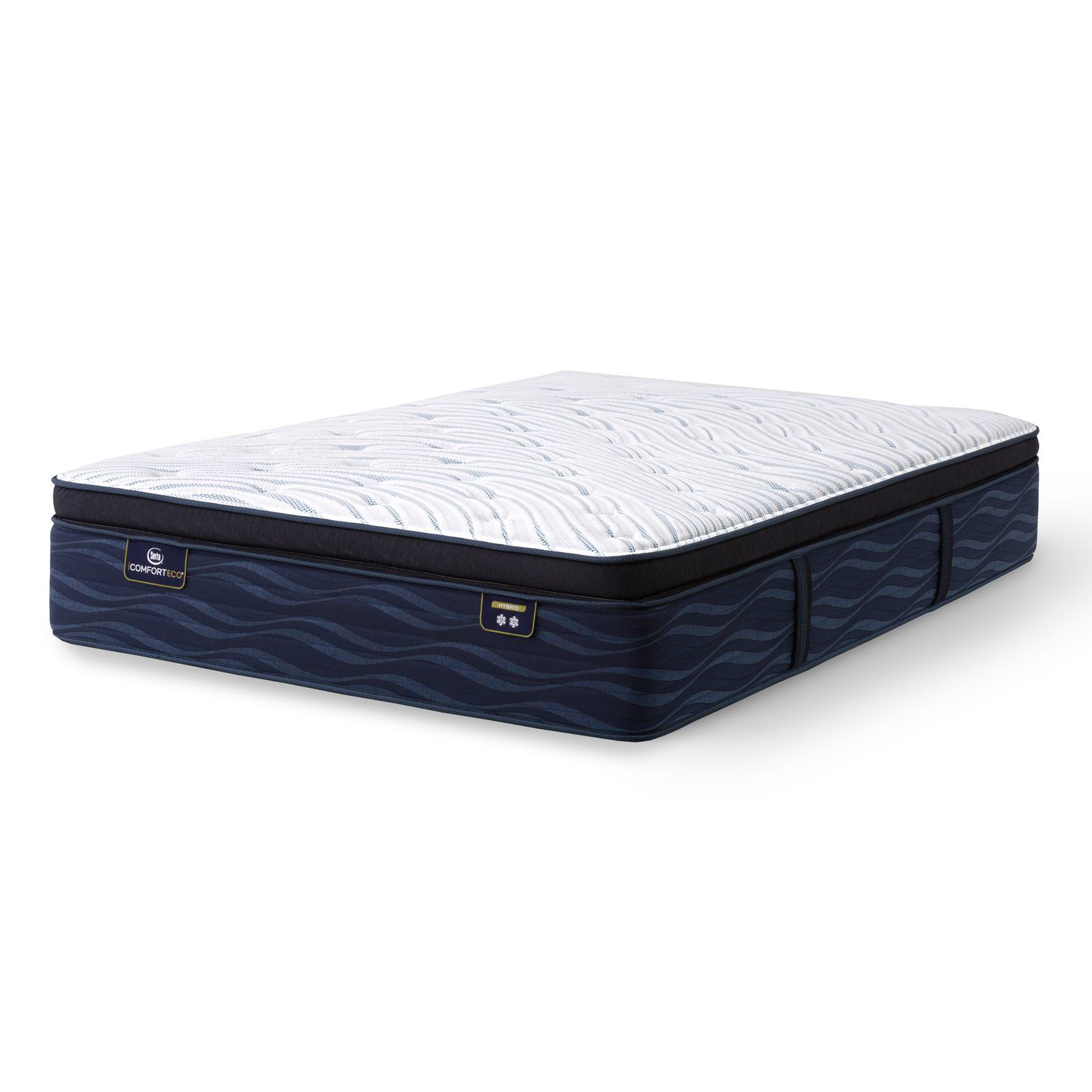 Full iComfortECO Q20GL Plush Hybrid Pillow Top Mattress