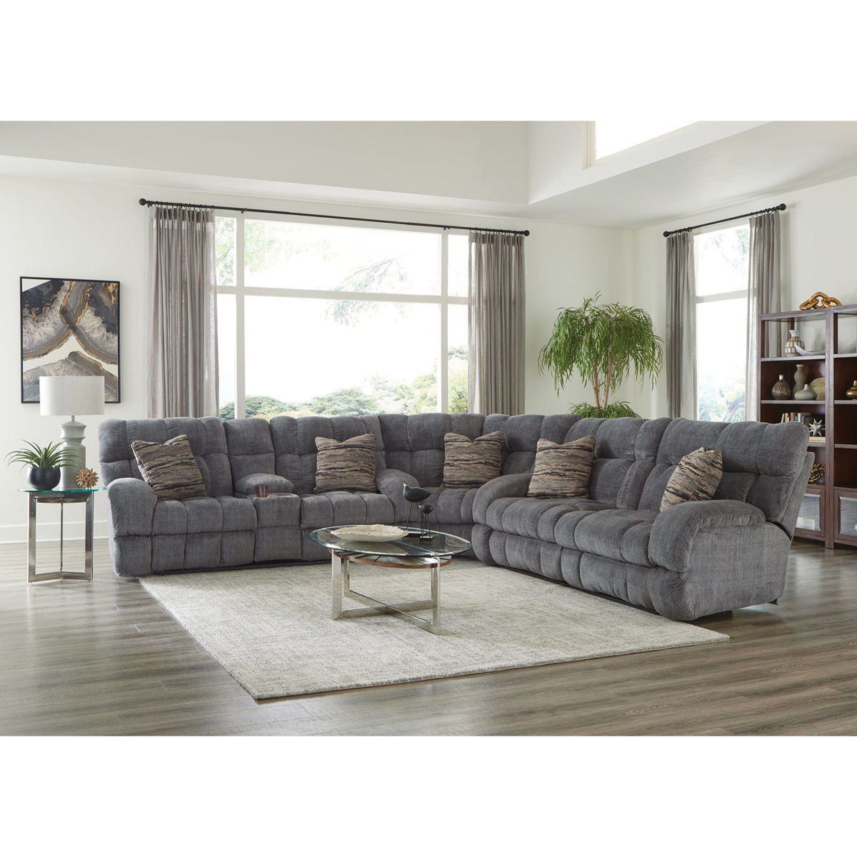 Picture of Ashland Granite 3-Piece Recliner Sectional