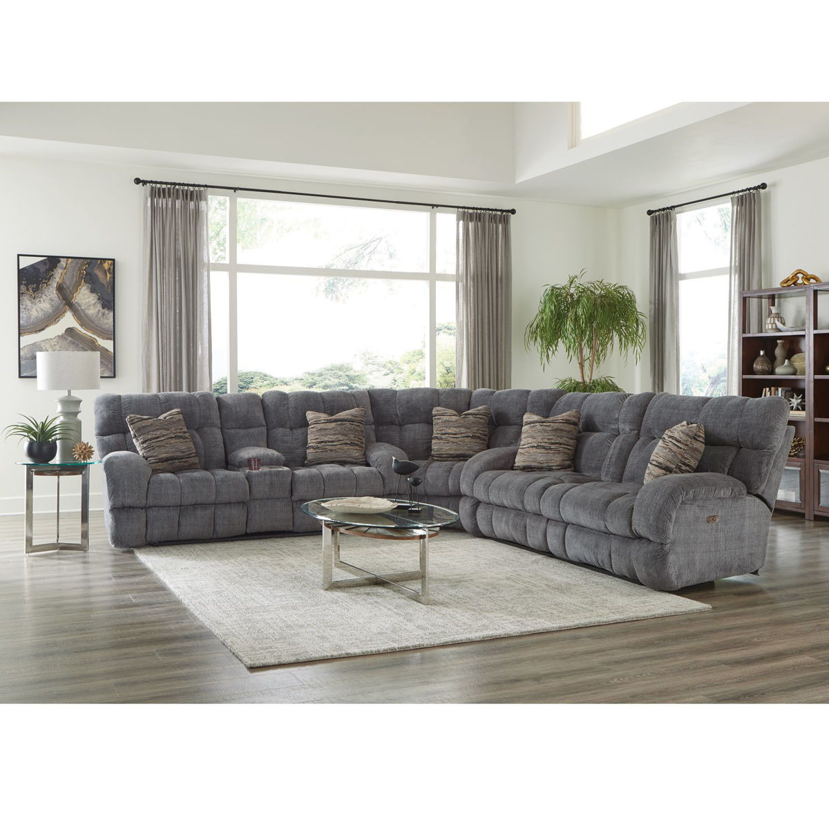 Picture of Ashland Granite 3-Piece Power Recliner Sectional
