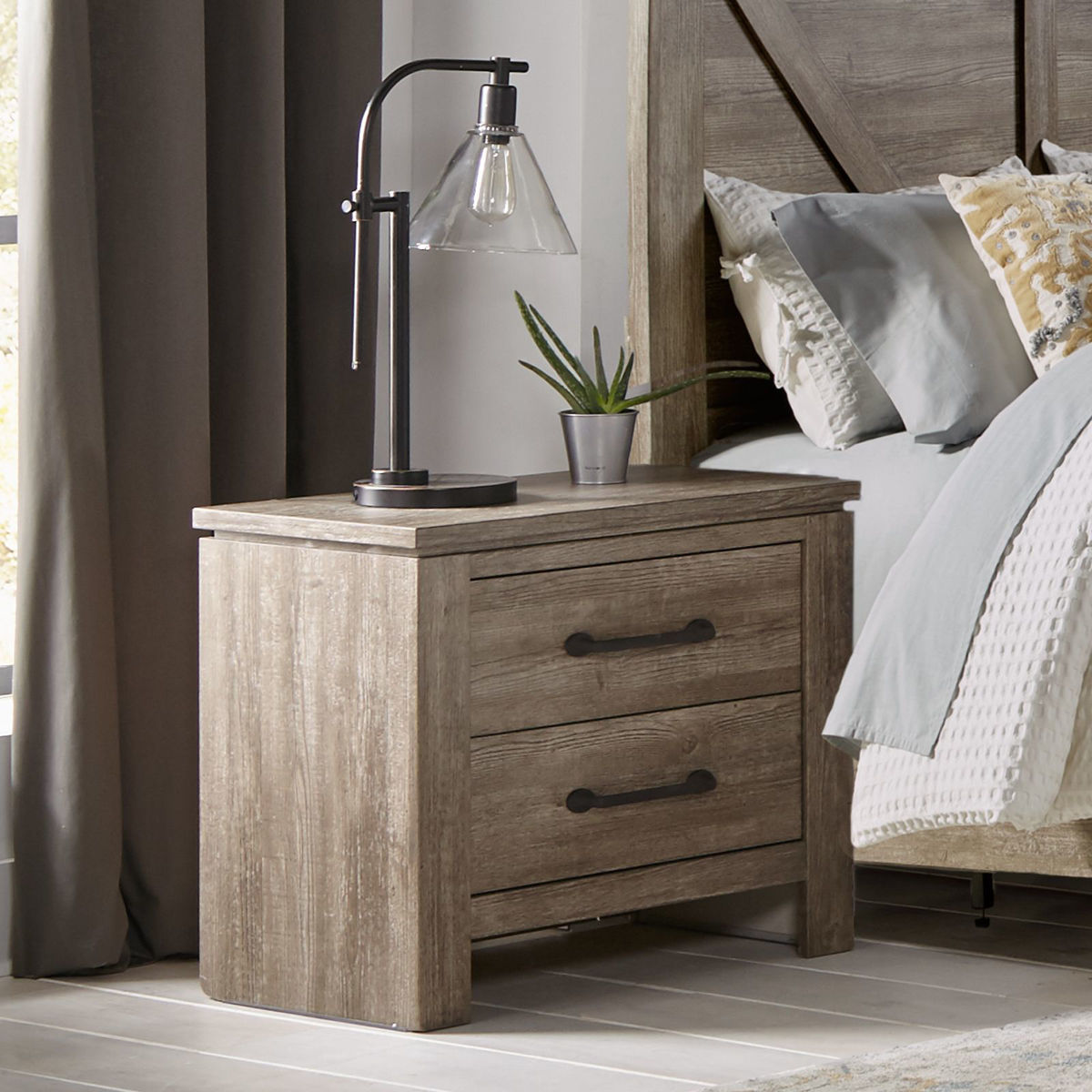 Picture of Adorna Colorado Pine Nightstand