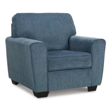 Cashton Blue Stationary Chair