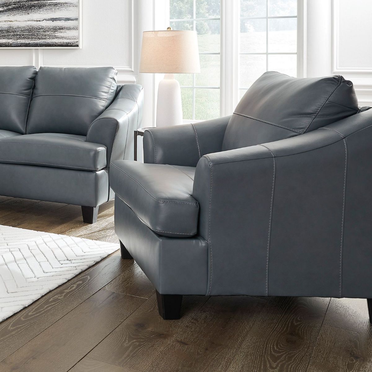 Picture of Genoa Steel Leather Chair