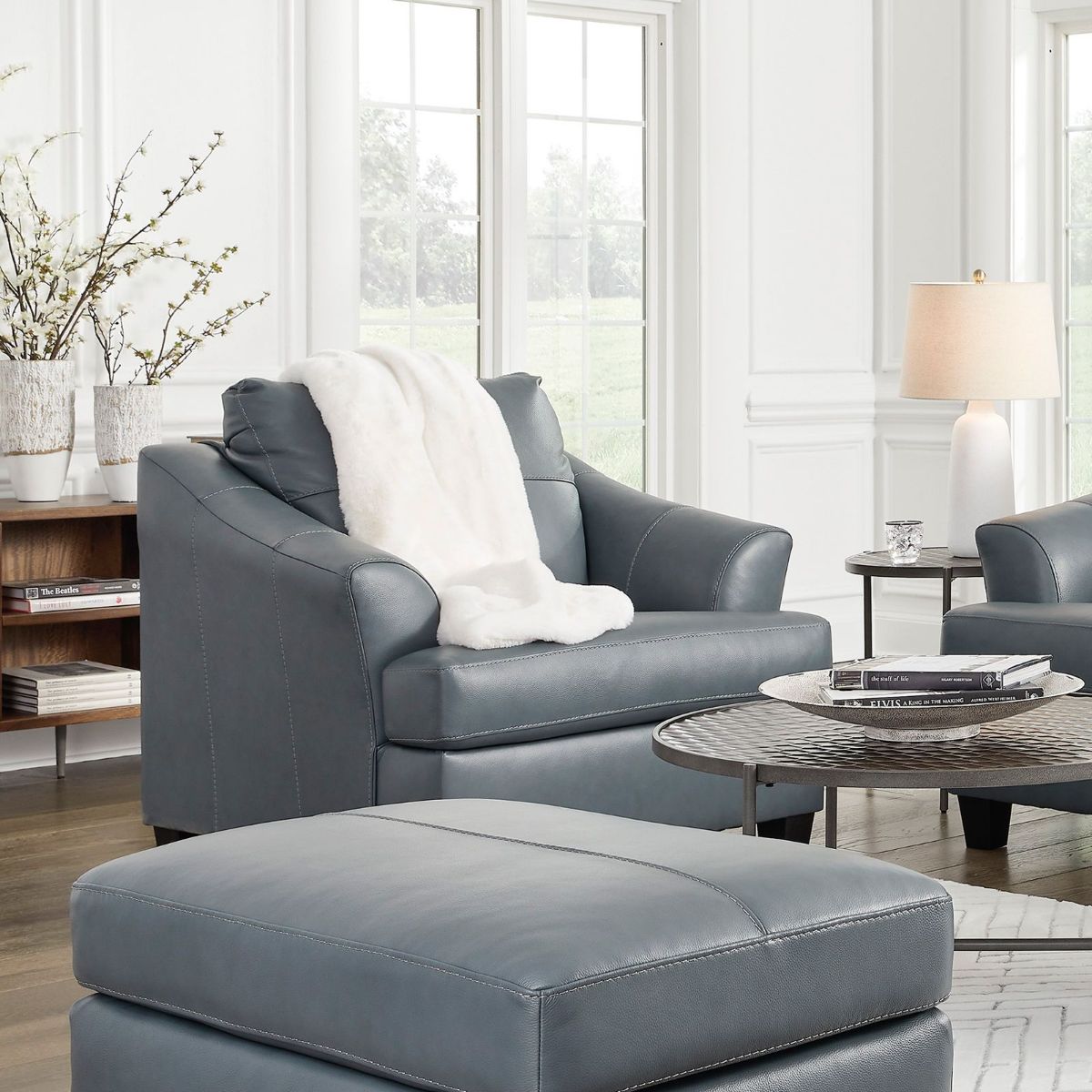 Picture of Genoa Steel Leather Chair