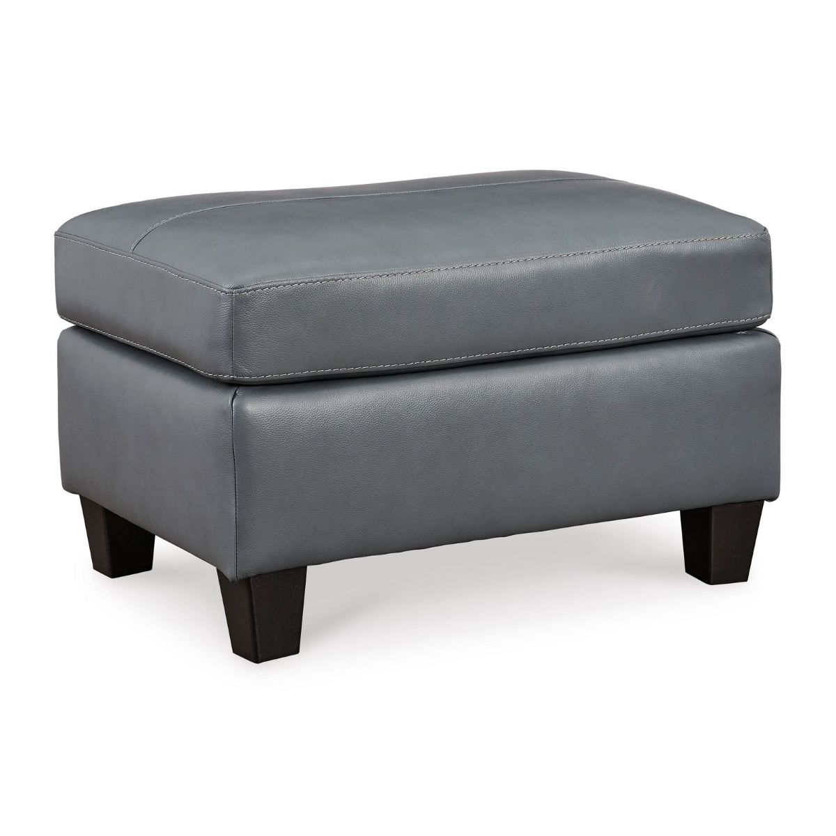 Picture of Genoa Steel Leather Ottoman