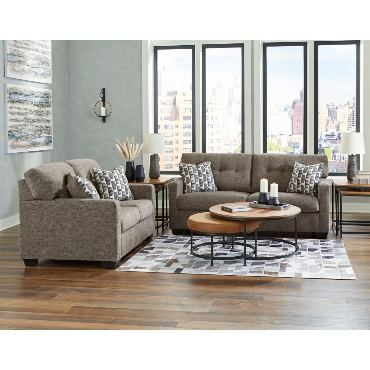 Picture of Mahoney Chocolate Loveseat