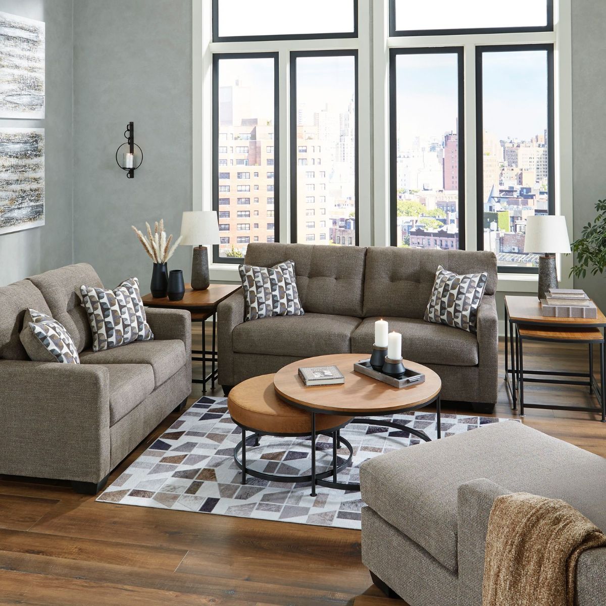 Picture of Mahoney Chocolate Loveseat