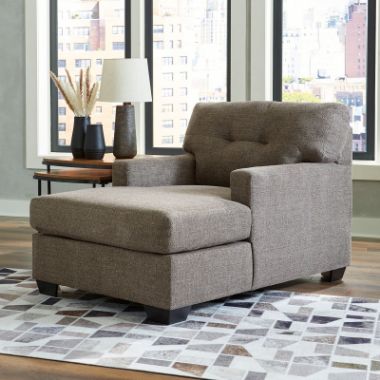 Mahoney Chocolate Chaise