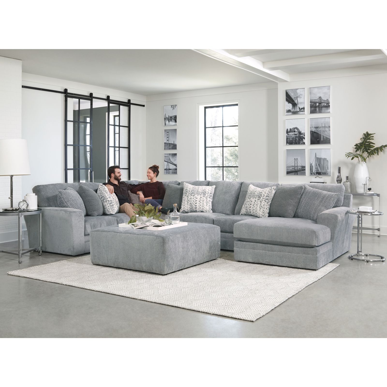 Gray 3 on sale piece sectional