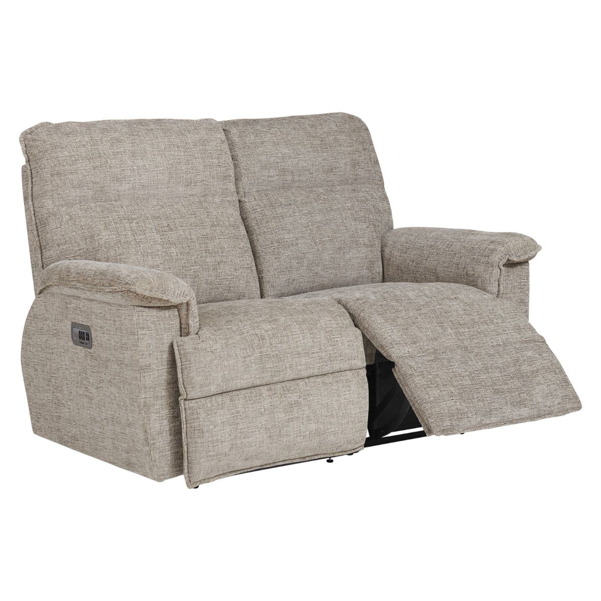 Picture of Jay Muslin Power Recliner Loveseat