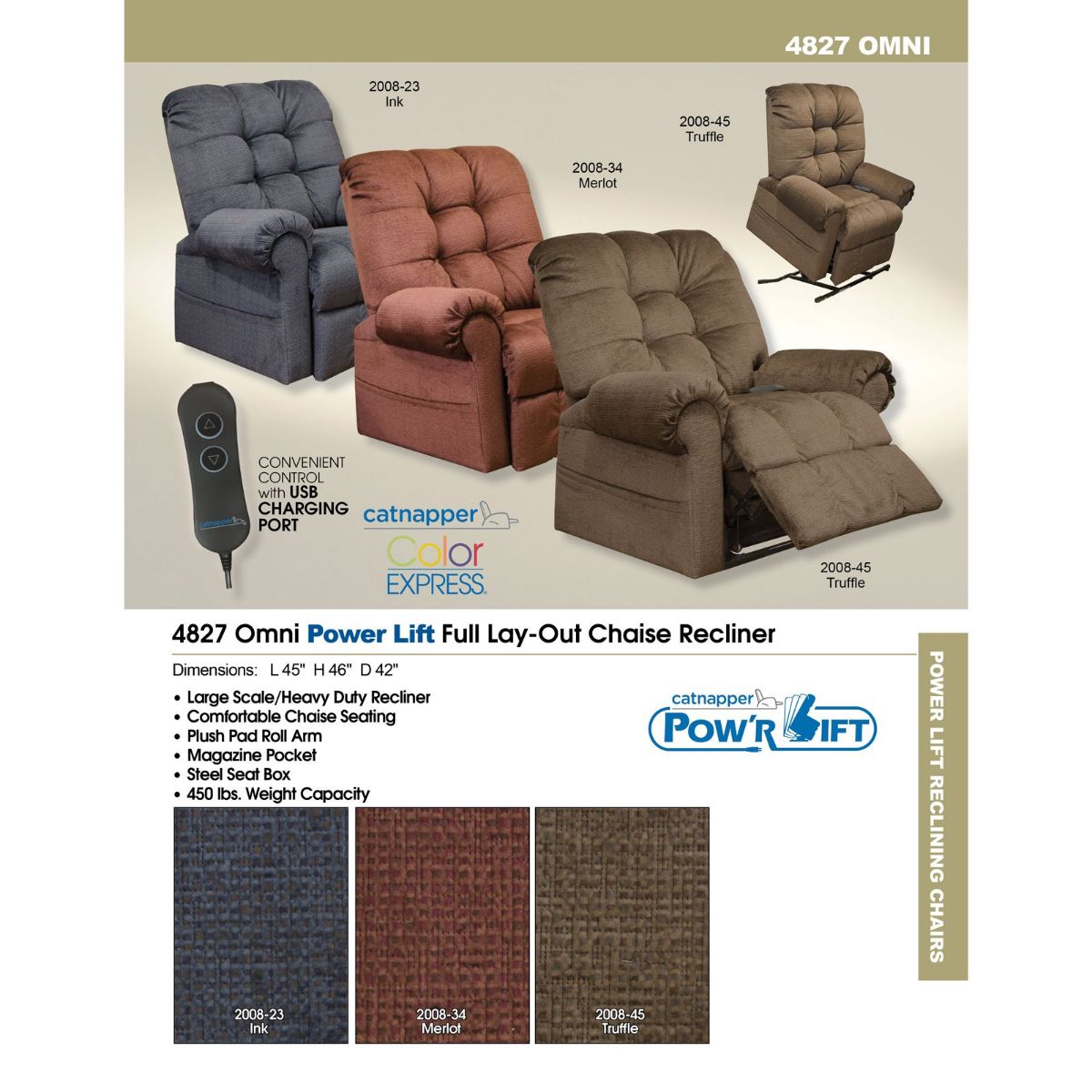 Picture of Omni Ink Lift Recliner
