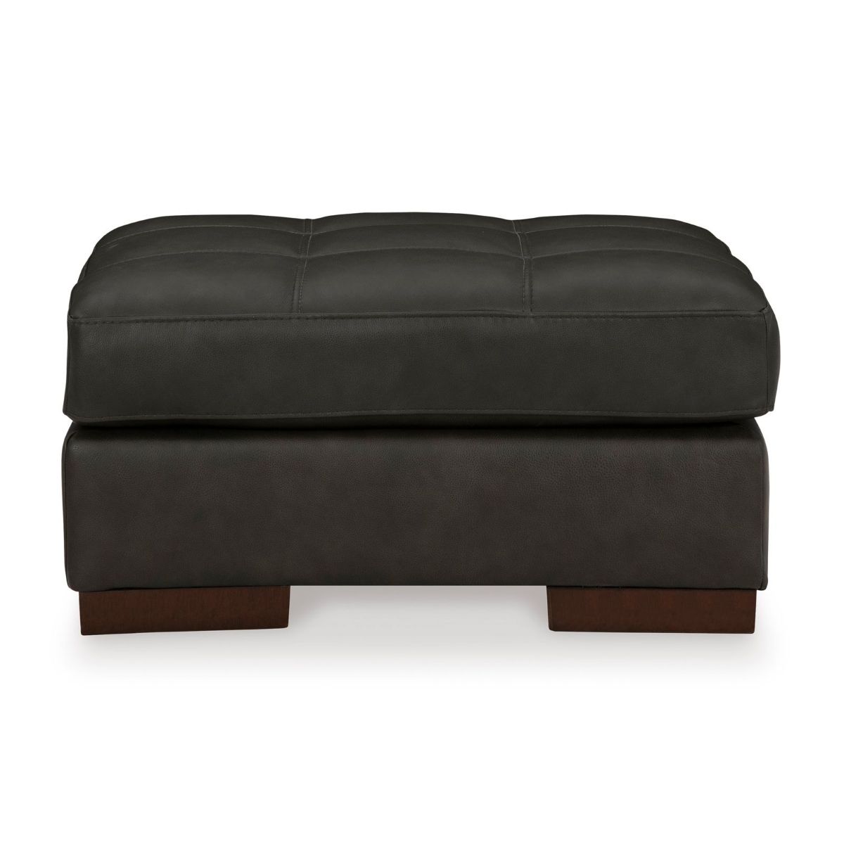 Picture of Luigi Thunder Leather Ottoman