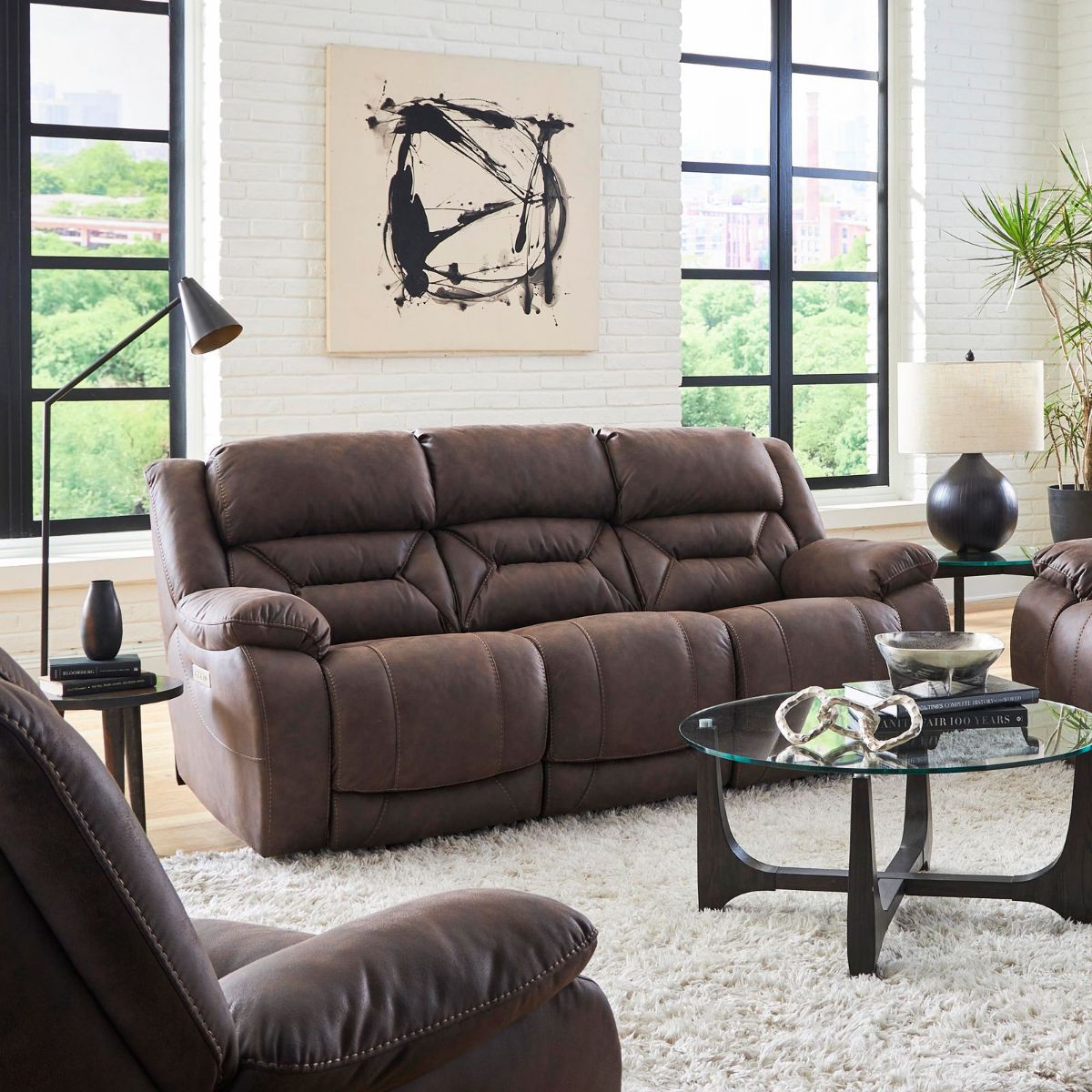 Picture of Skywalker Chocolate Power Recliner Sofa
