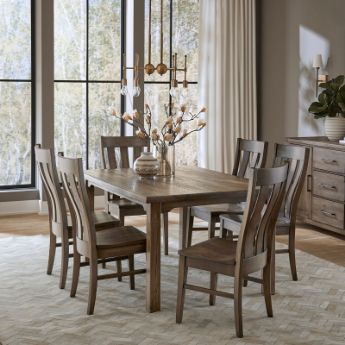 Picture of Aged Grey Friendship Dining Table