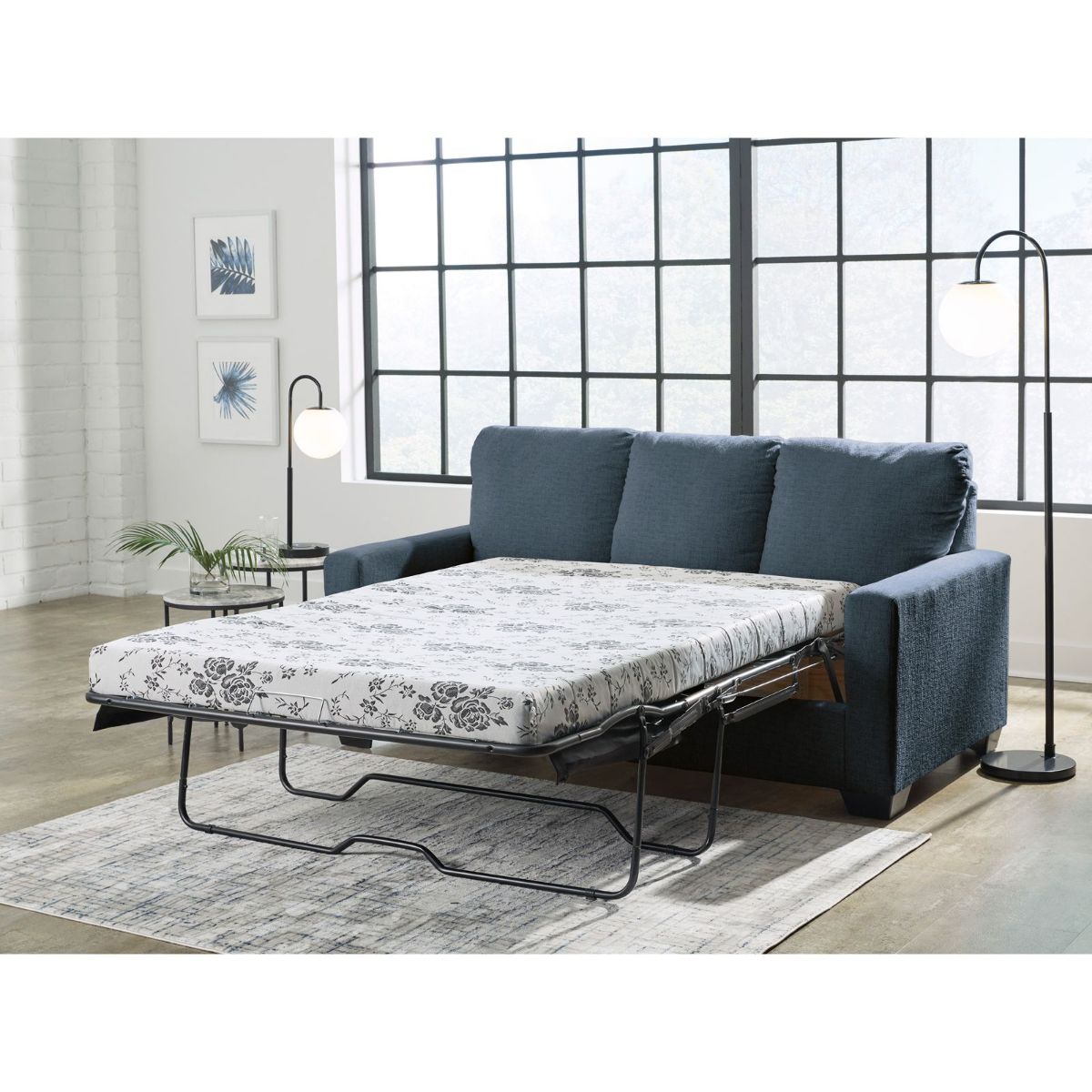 Picture of Rannis Navy Full Sleeper Sofa