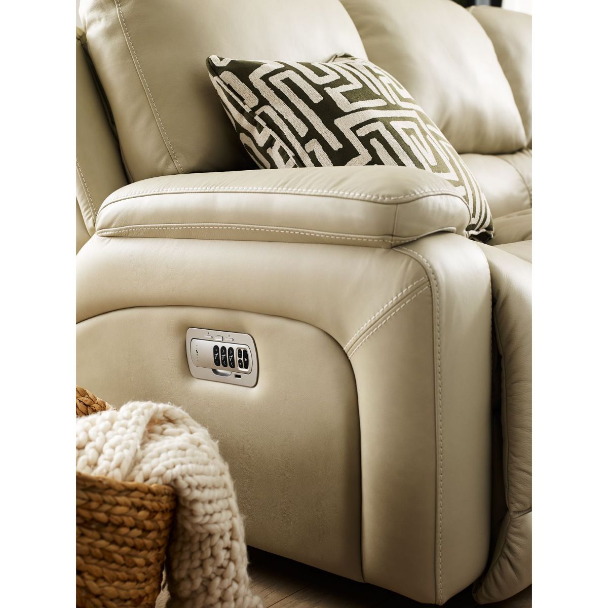 Picture of Greyson Ice Power Recliner Loveseat