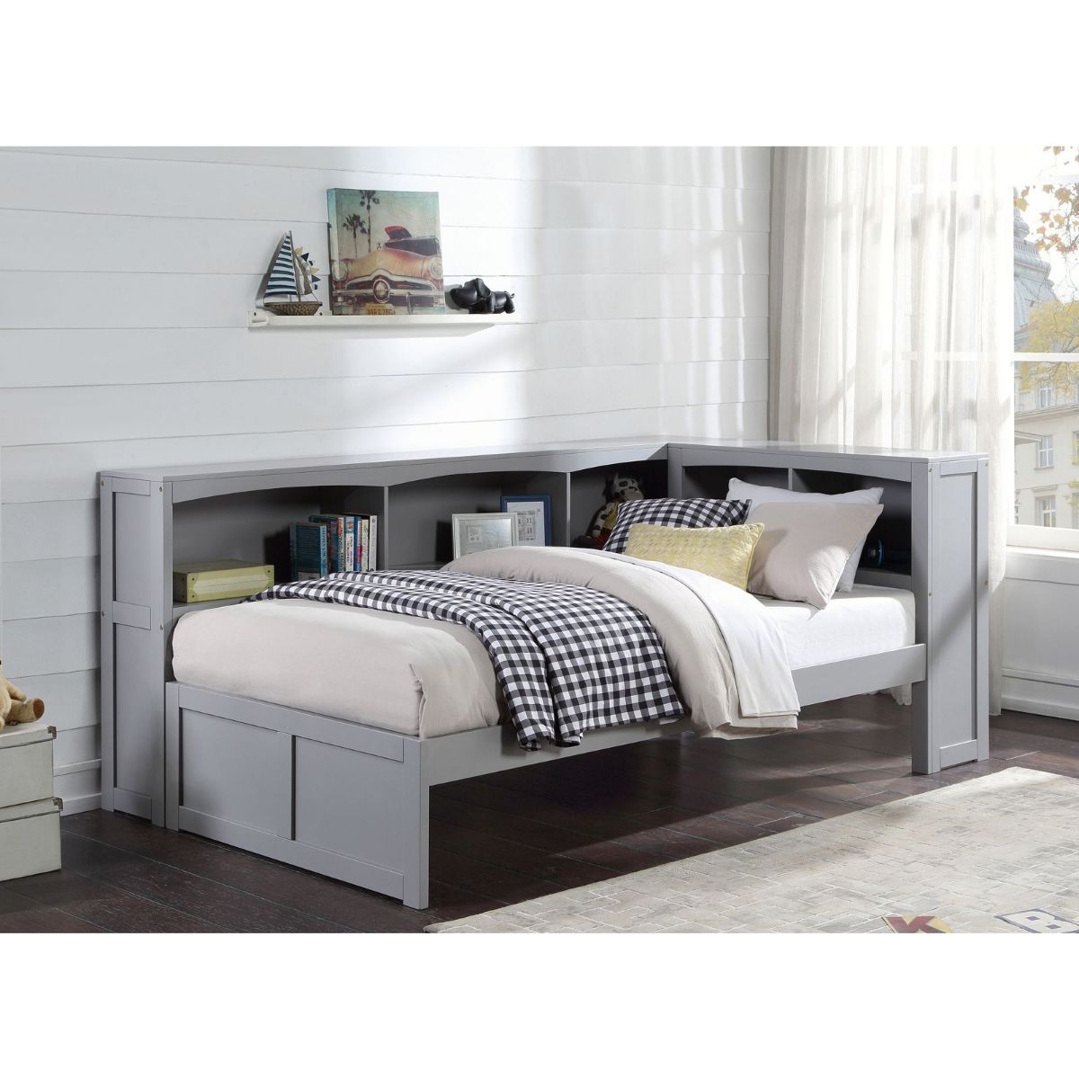 Picture of Orion Twin Bookcase Corner Bed