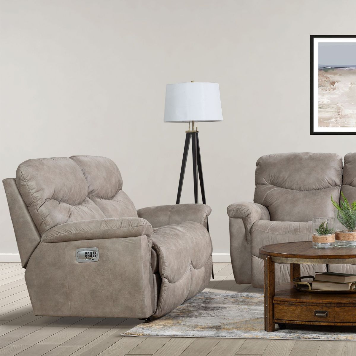 Picture of James Pebble Power Recliner Loveseat