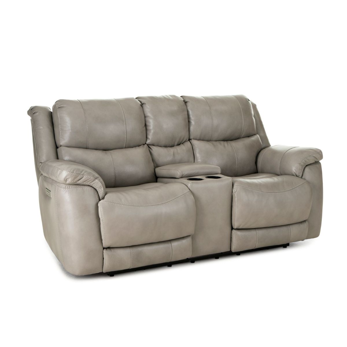 Picture of Galaxy Mushroom Power Recliner Console Loveseat