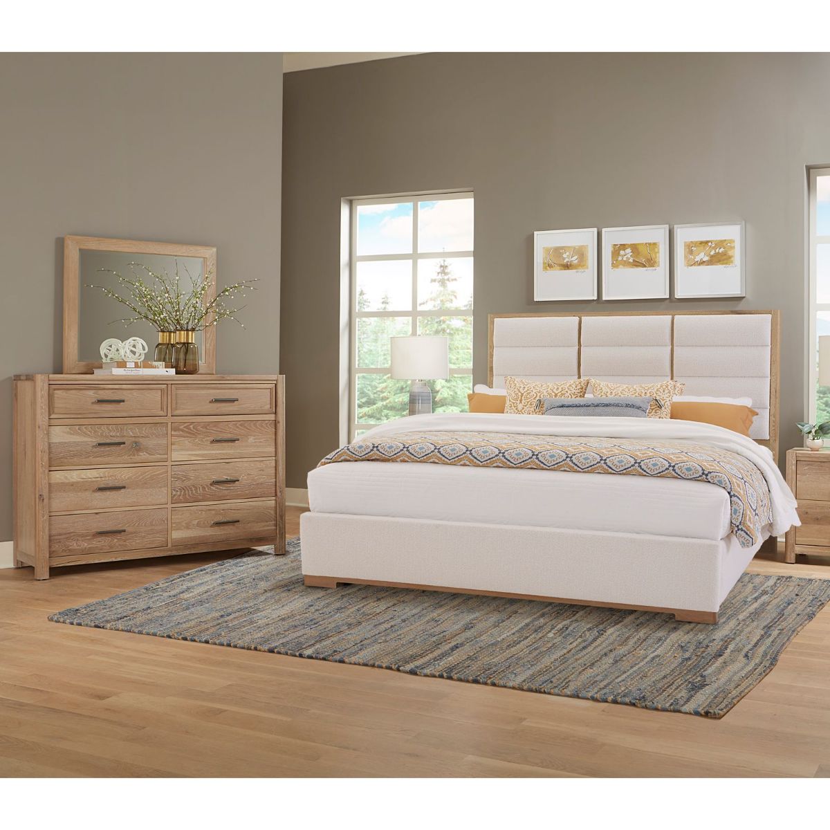 Picture of Crafted Oak 3-Piece King Bedroom Group
