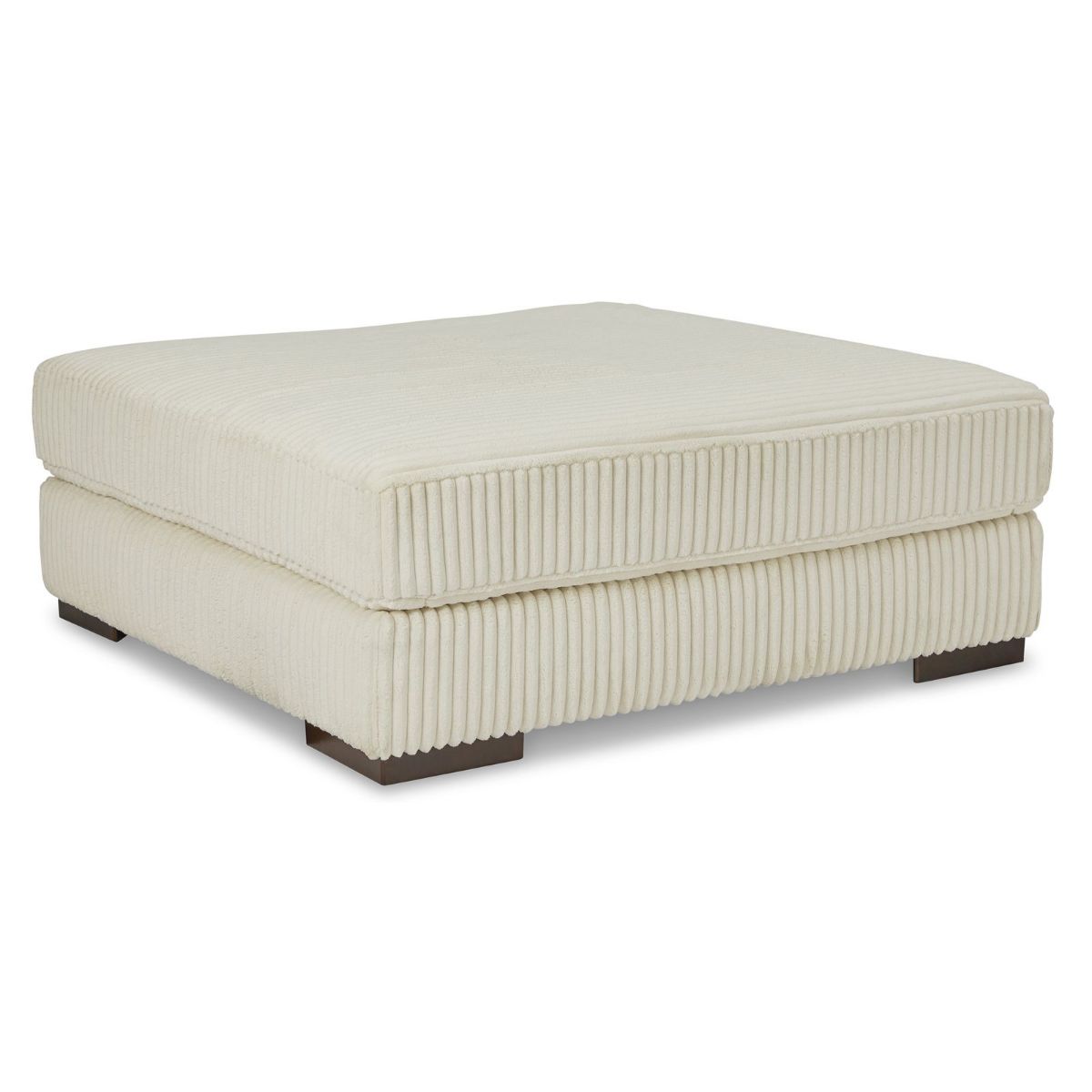 Picture of Lindyn Ivory Oversized Ottoman