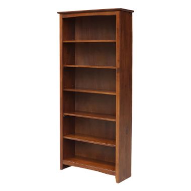 72” Shaker Cherry Bookcase