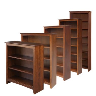 84” Shaker Cherry Bookcase