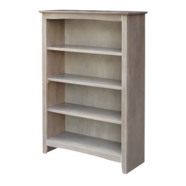 48” Shaker Taupe Grey Bookcase