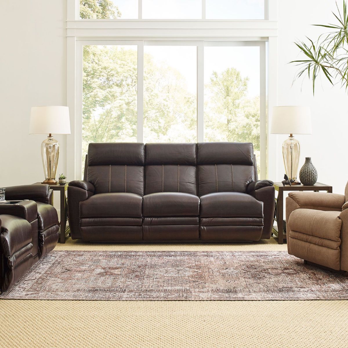 Picture of Talladega Leather Recliner Sofa