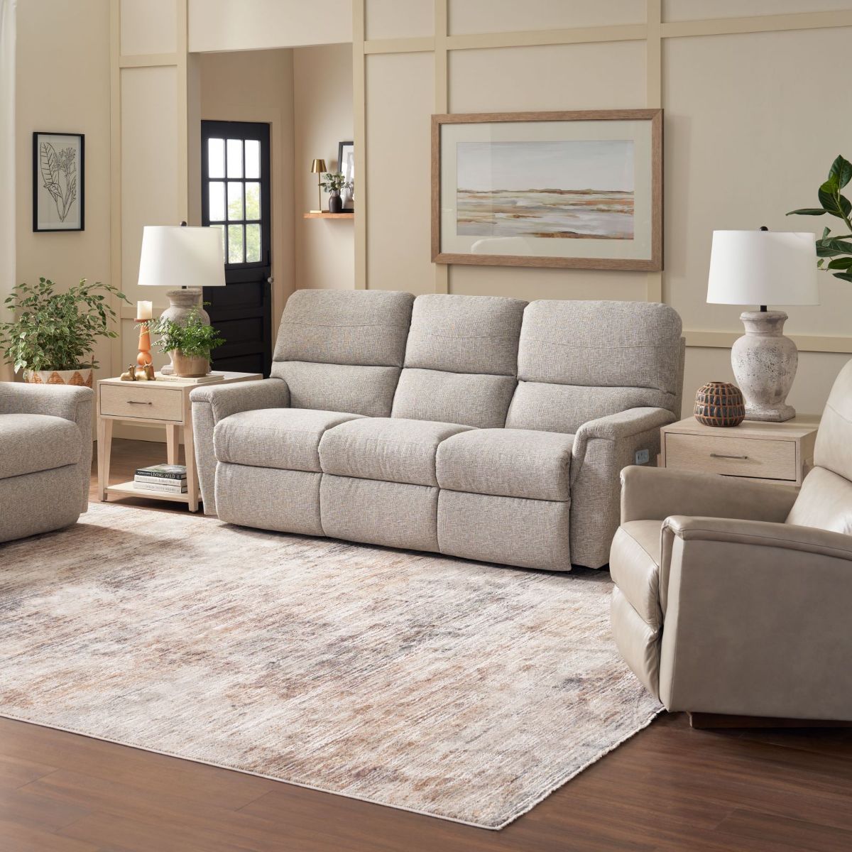 Picture of Ava Whisper Power Recliner Sofa