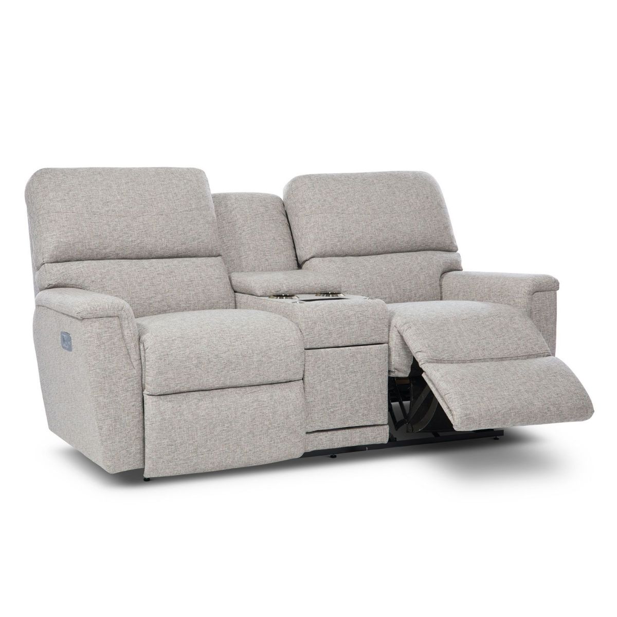 Picture of Ava Whisper Power Recliner Console Loveseat