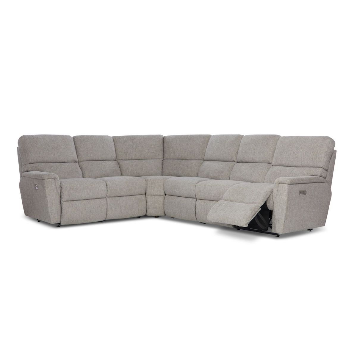 Picture of Ava Oyster 4-Piece Power Recliner Sectional