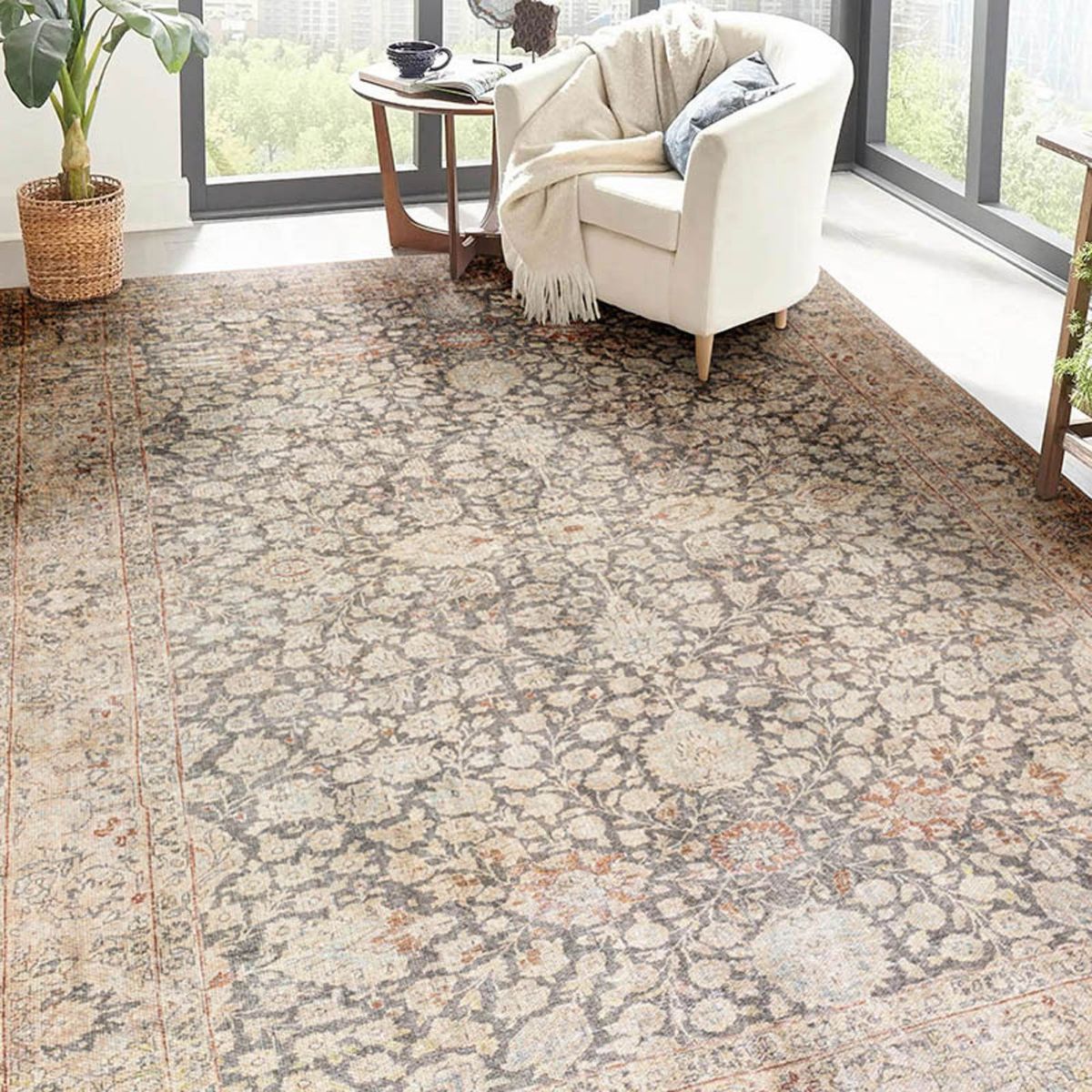 Picture of Kars Khaki 5’ x 8’ Area Rug