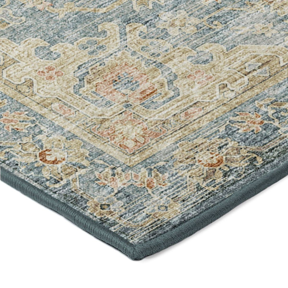 Picture of Tuscany Teal 5’ x 8’ Area Rug