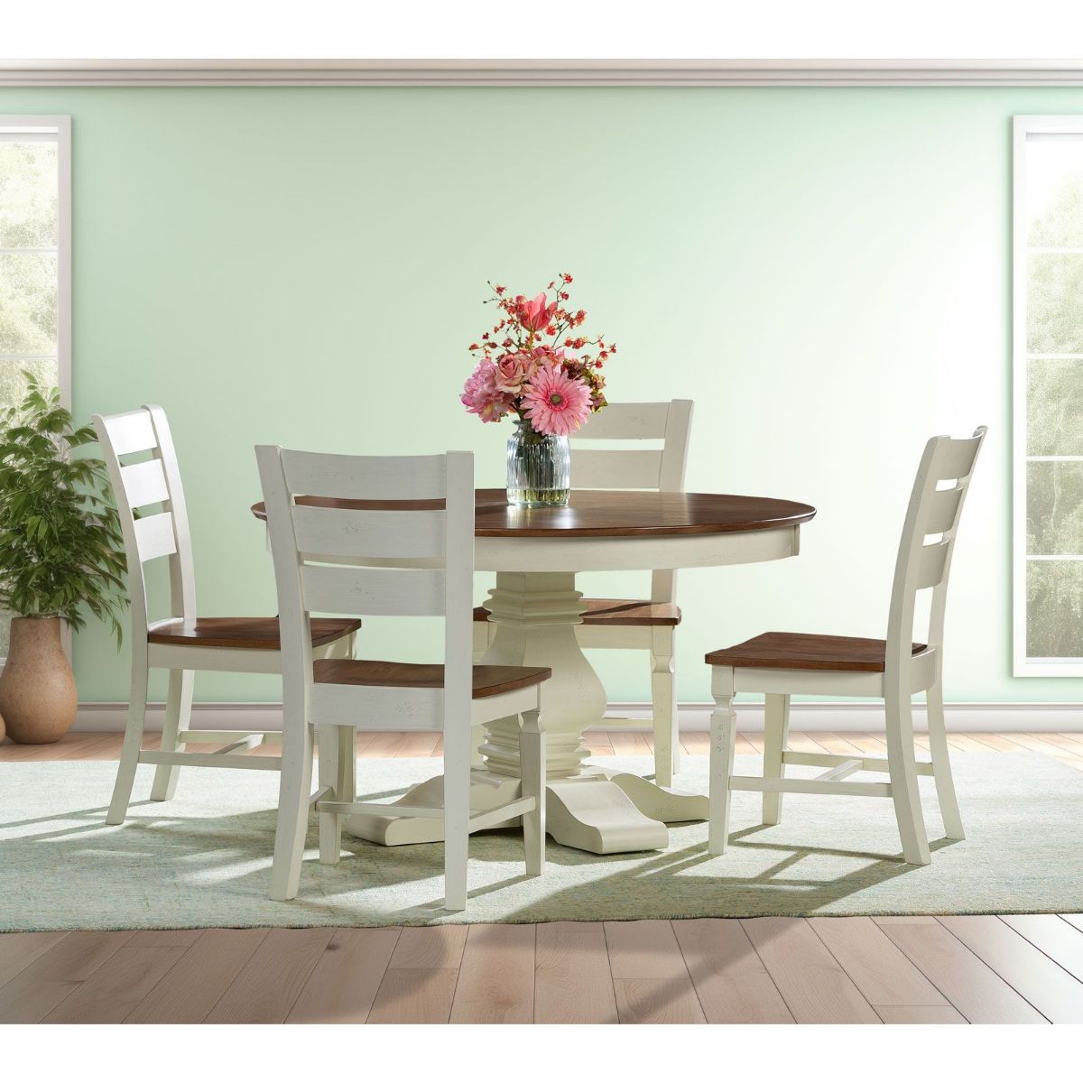 Picture of Vista Hickory Shell Round Dining Table