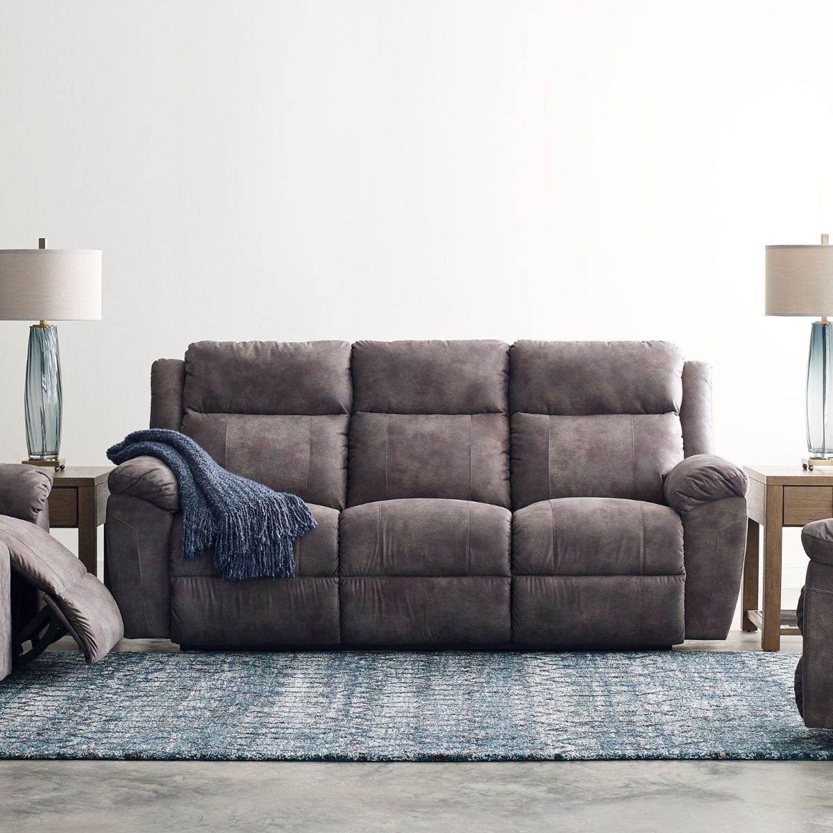 Picture of Joel Smoke Power Recliner Sofa