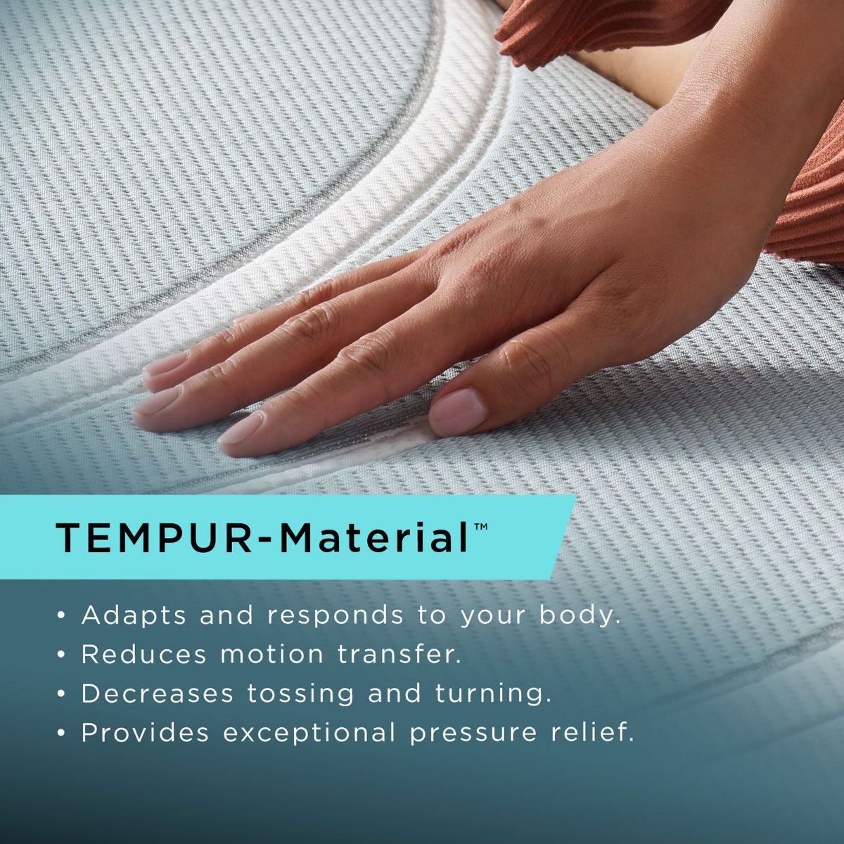 Picture of TEMPUR-LuxeAdapt 2.0 Medium Hybrid Queen Mattress