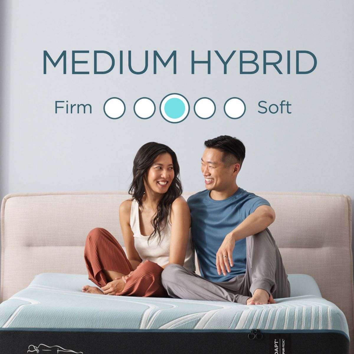 Picture of TEMPUR-Luxeadapt 2.0 Medium Hybrid Mattress Set
