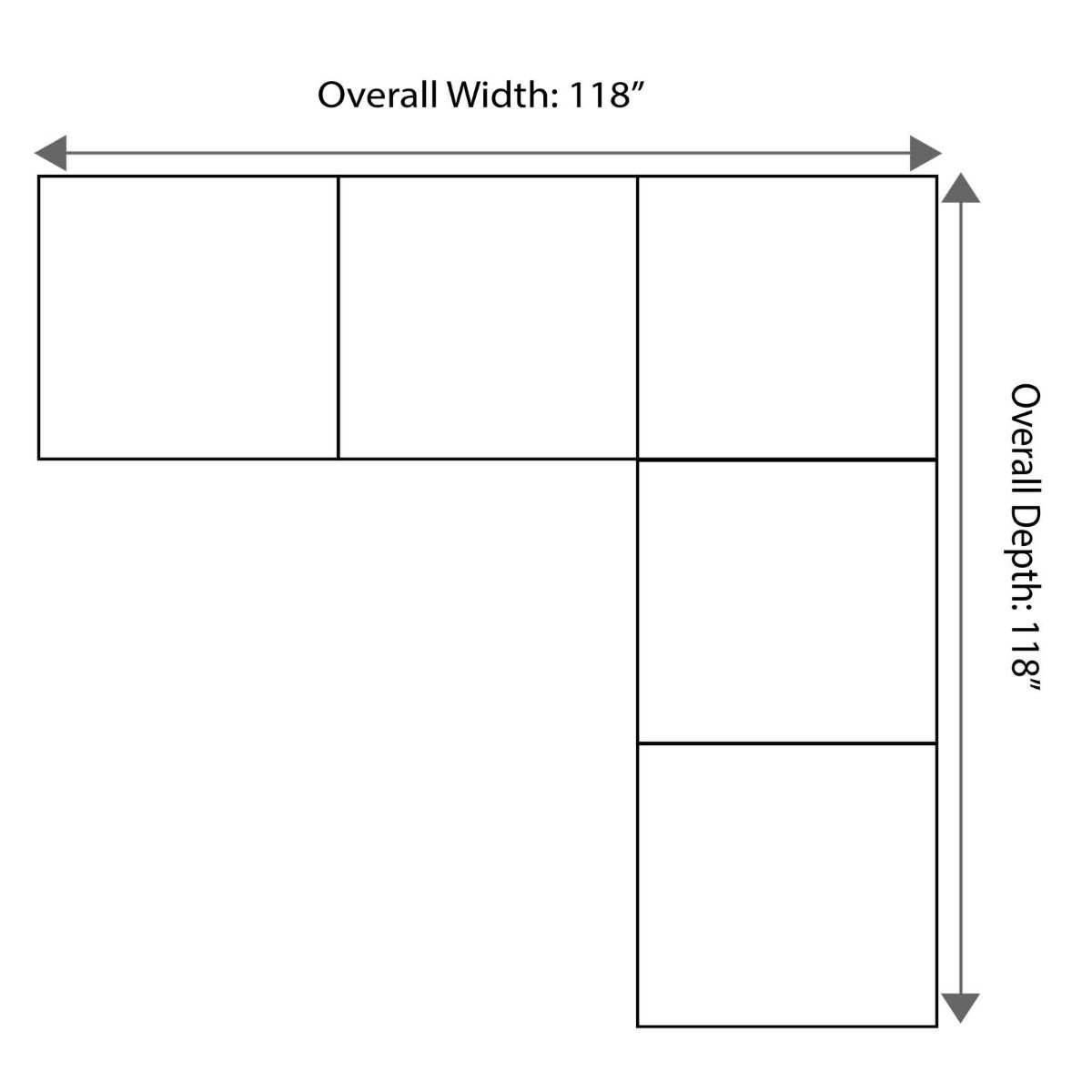 Picture of Anquilla 5-Piece Modular Sectional