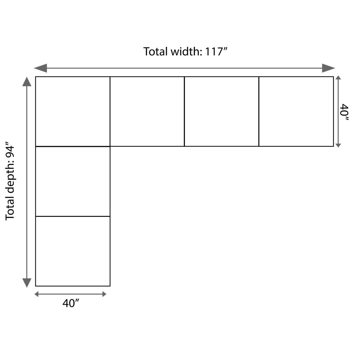 Picture of Rig 2-Piece Stationary Sectional